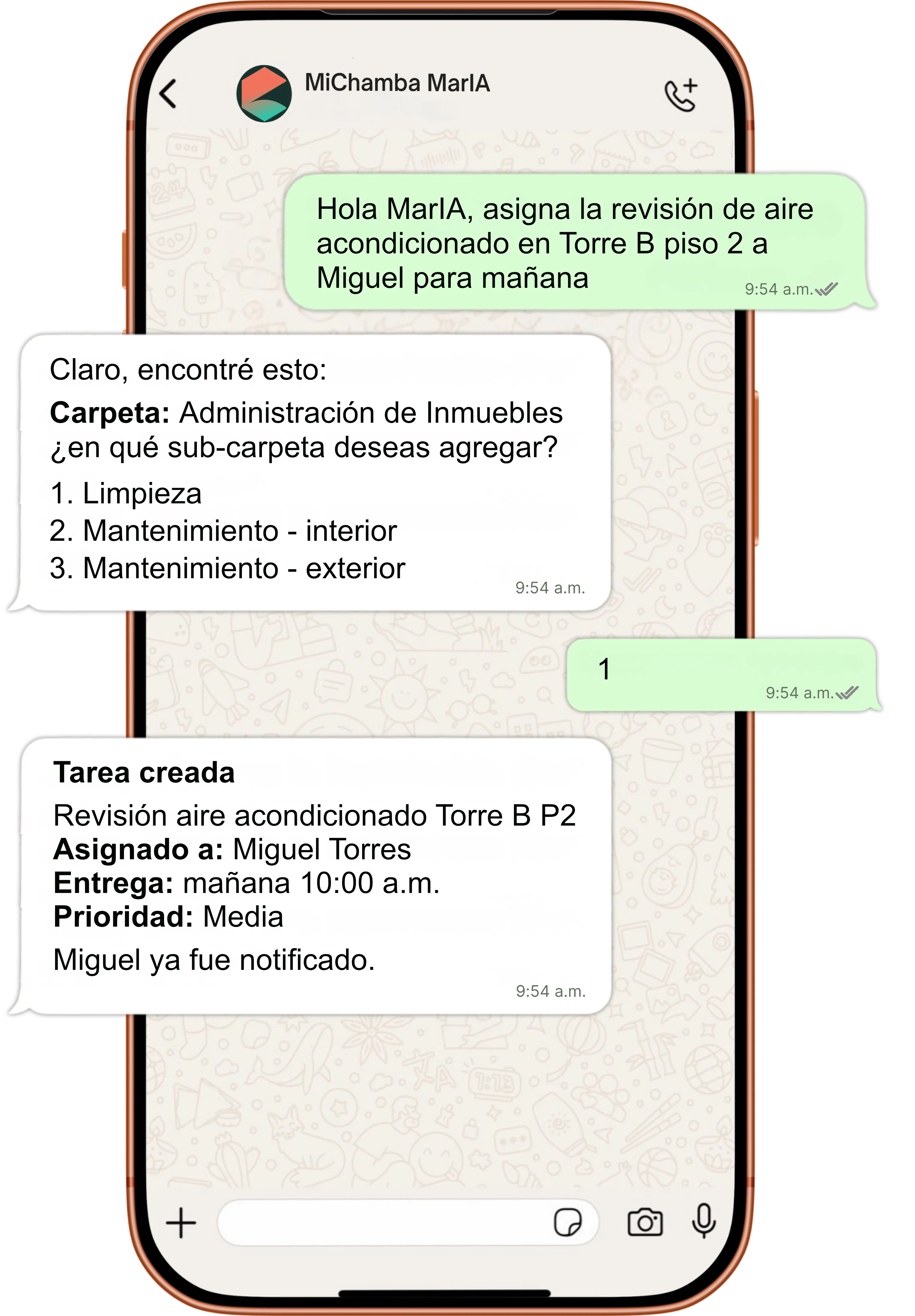 MiChamba product interface